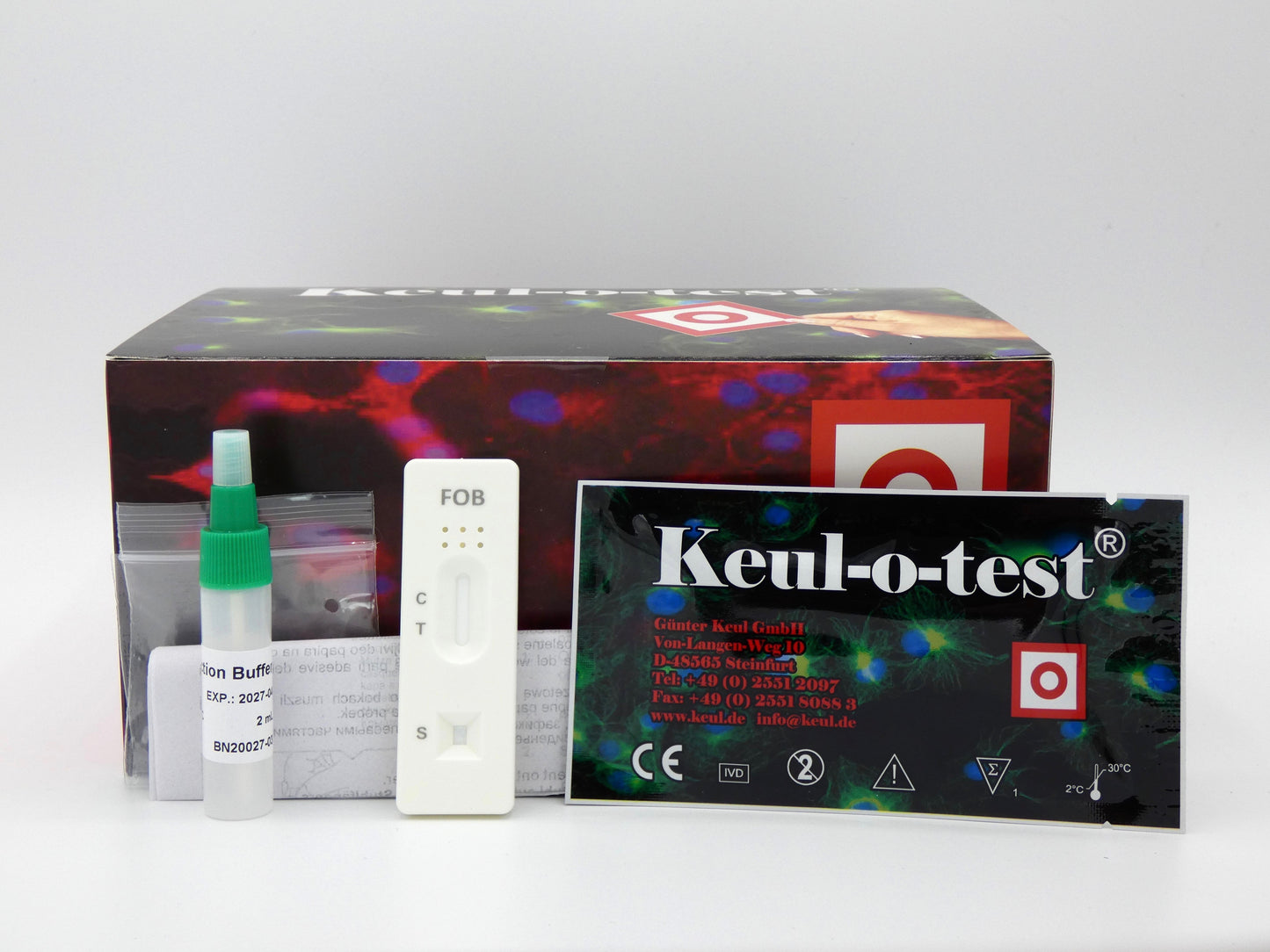 Keul-o-test iFOB Schnelltestkassetten (25er Packung)