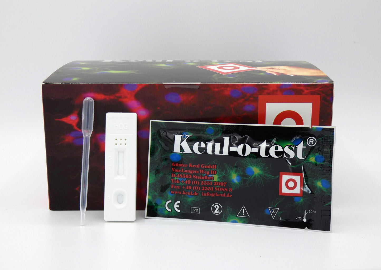 Keul-o-test hCG Urin Schnelltestkassetten (40er Packung)