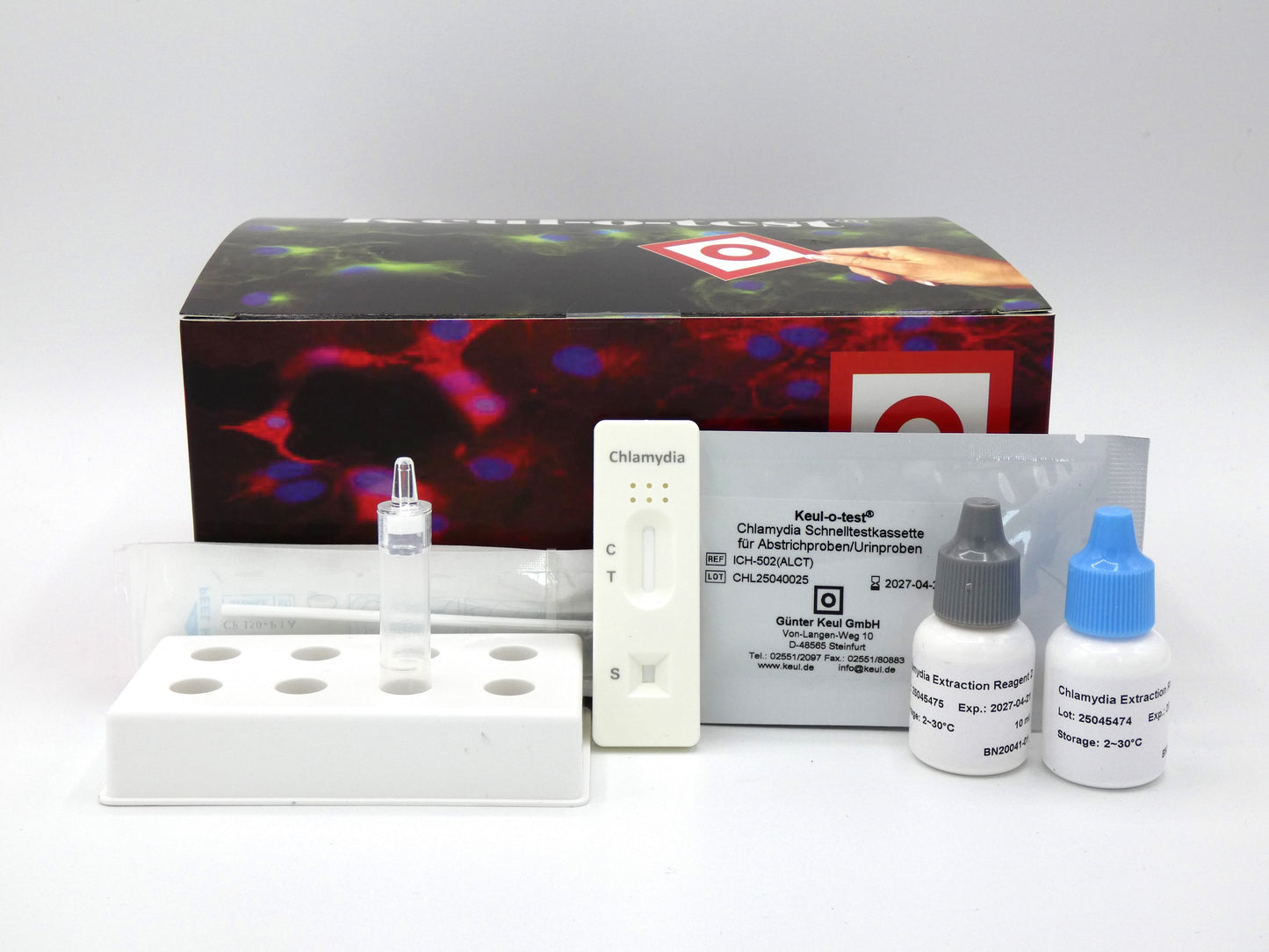 Keul-o-test Chlamydia Schnelltestkassetten (10er Packung)
