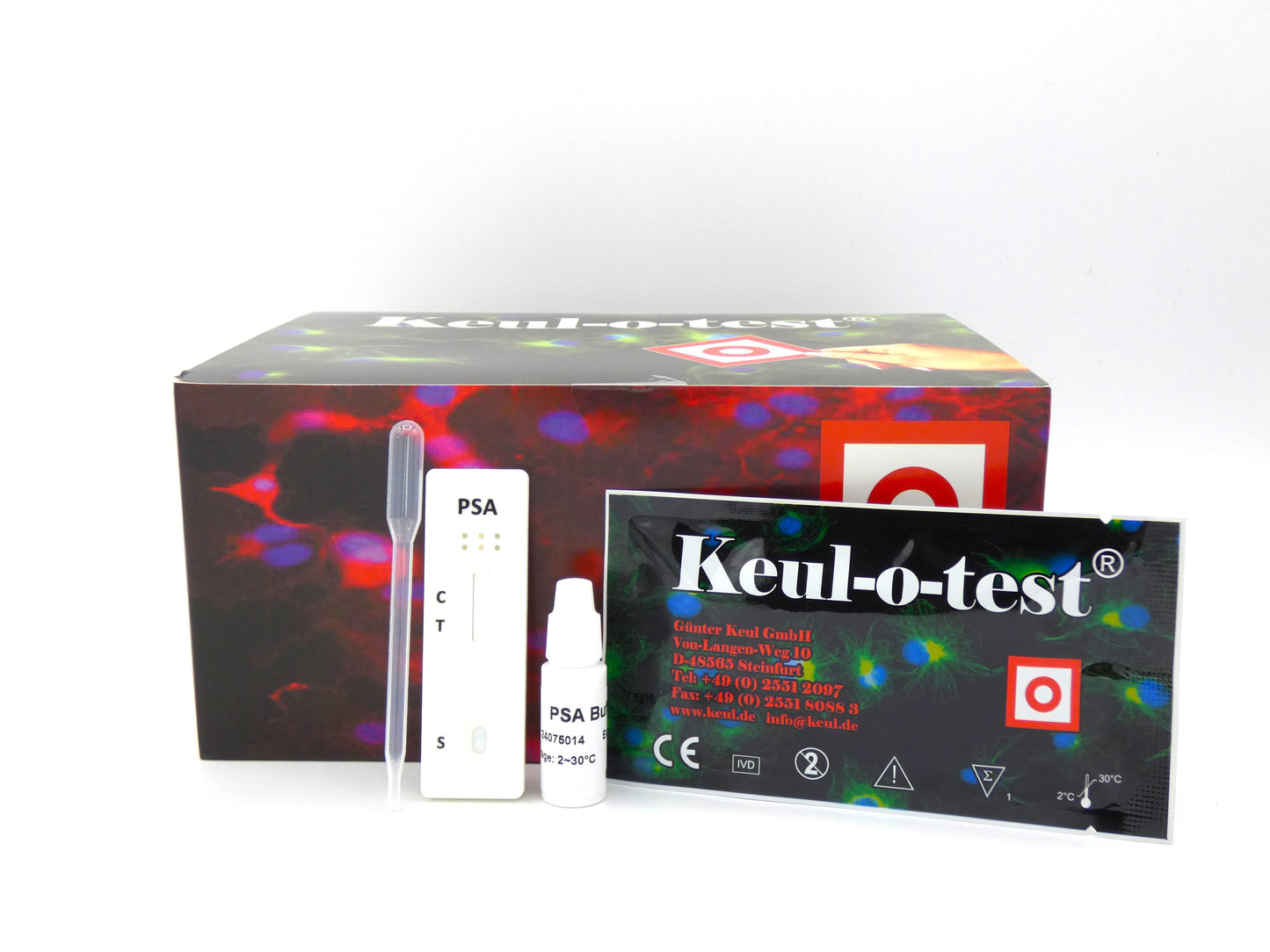 Keul-o-test PSA Schnelltestkassetten (20er Packung)