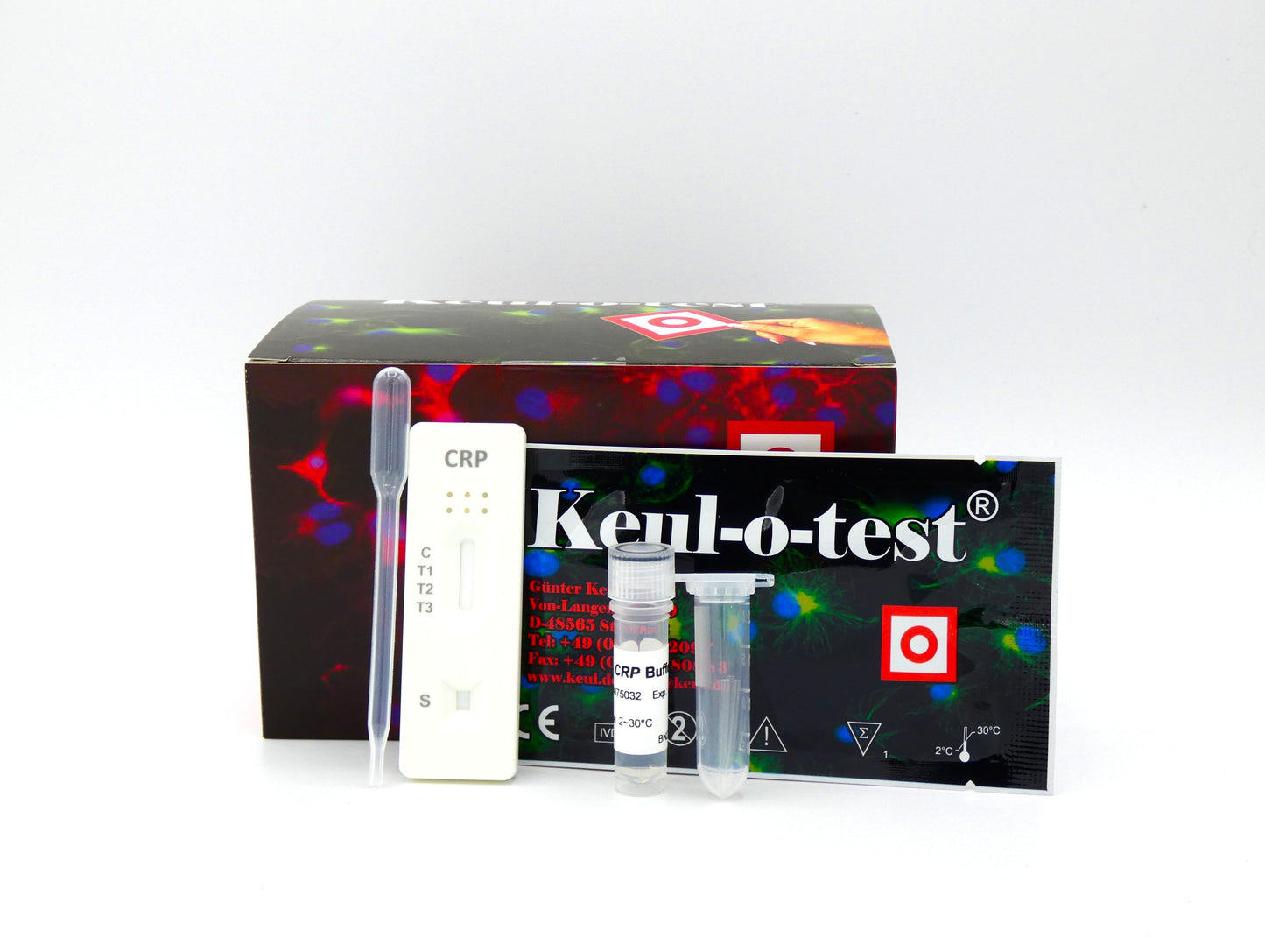 Keul-o-test CRP semiquantitative Schnelltestkassetten (10er Packung)