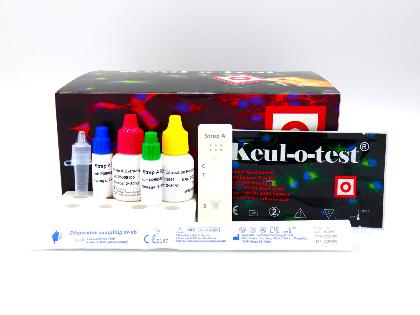 Keul-o-test Strep A Schnelltestkassetten (20er Packung)