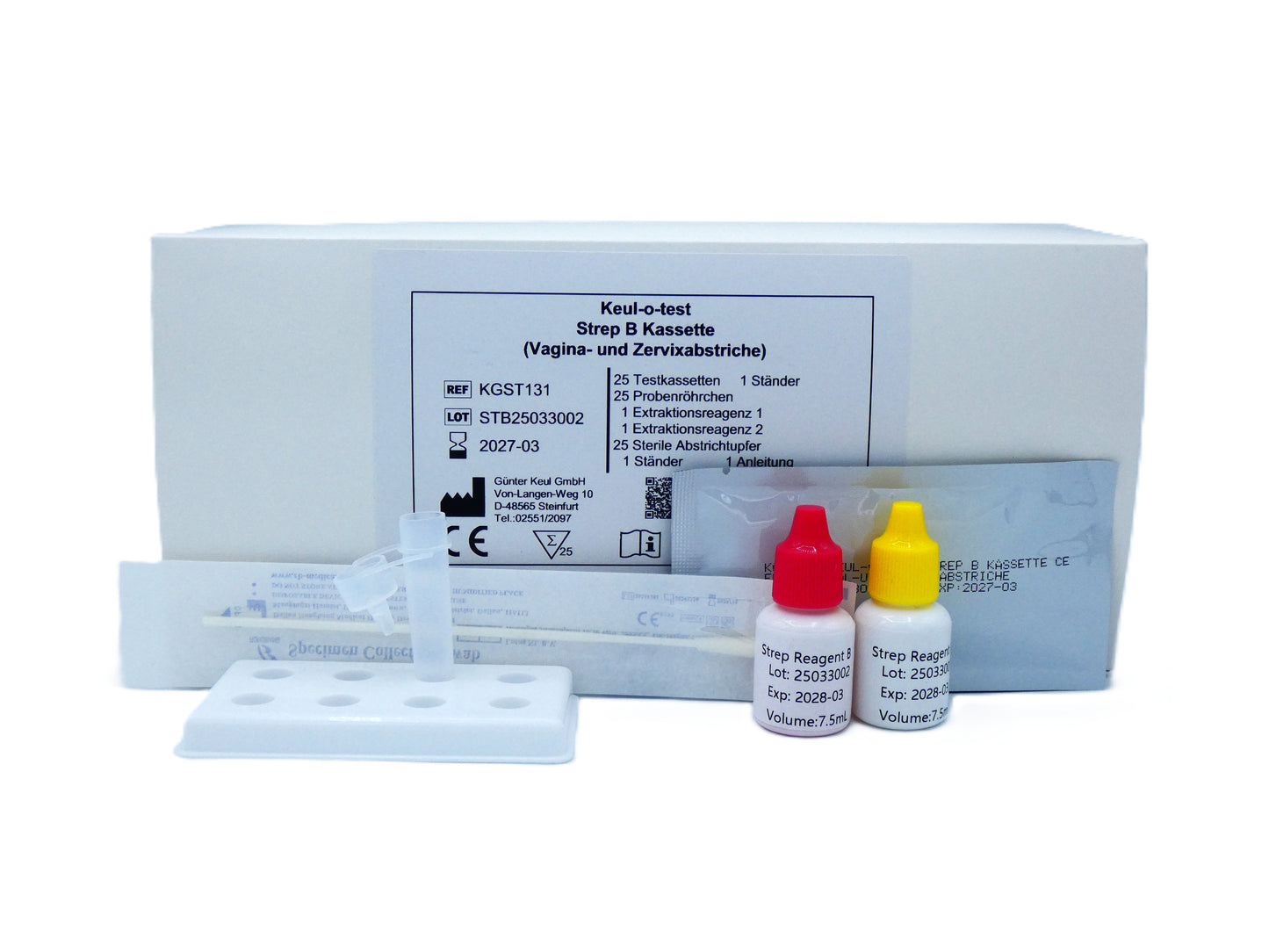 Keul-o-test Strep B Schnelltestkassetten (25er Packung)